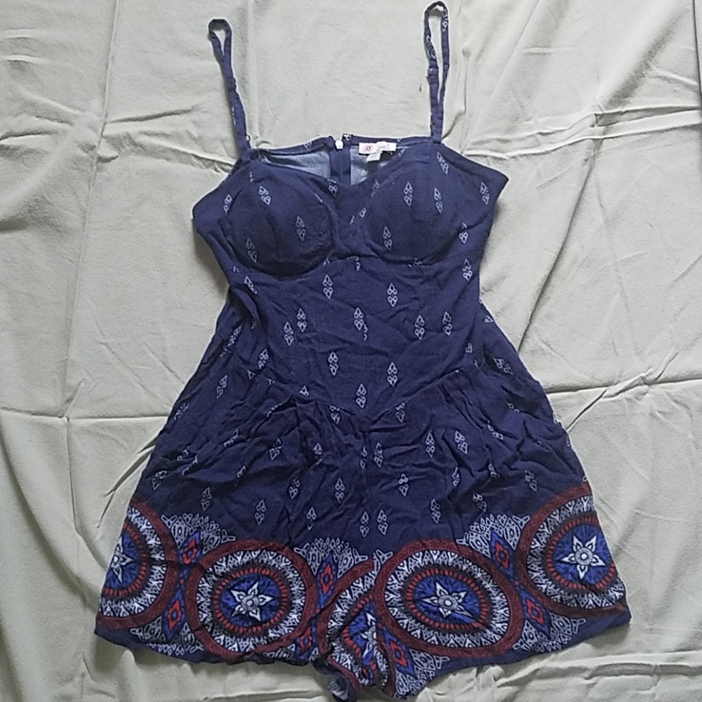 Captian America Mandala Romper